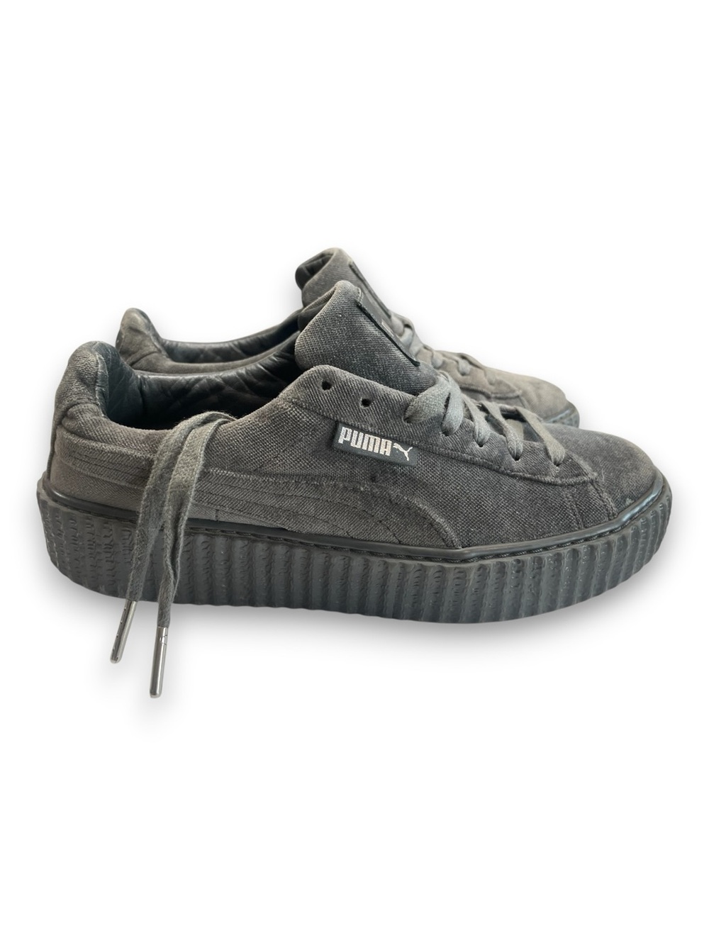 PUMA: Fenty X by Rihanna Collection Velvet Creepers-Glacier Gray